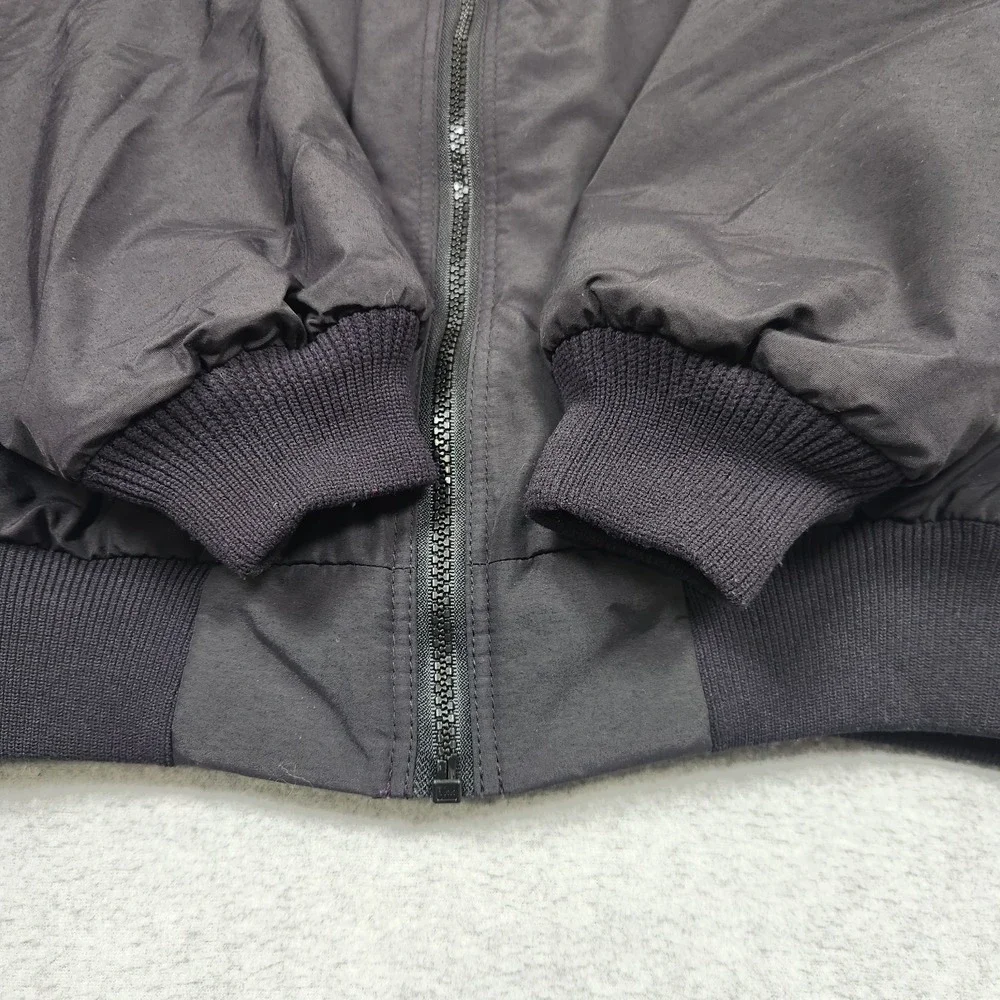 Vintage Patagonia Shelled Synchilla Large Black Bomber Jacket Fleece 90s 95 USA